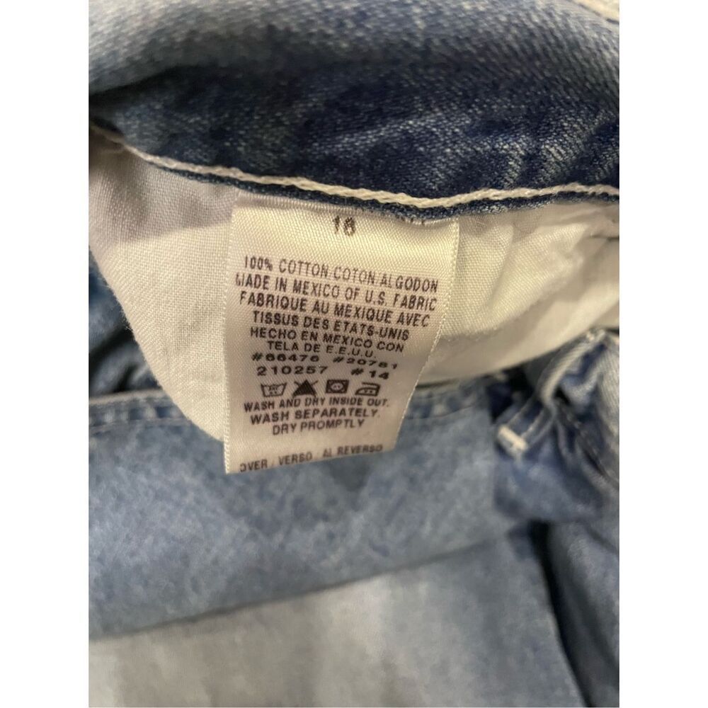 Tommy Hilfiger Vintage 2000’s Boy’s Size 16 Denim Jeans - Picture 3 of 7